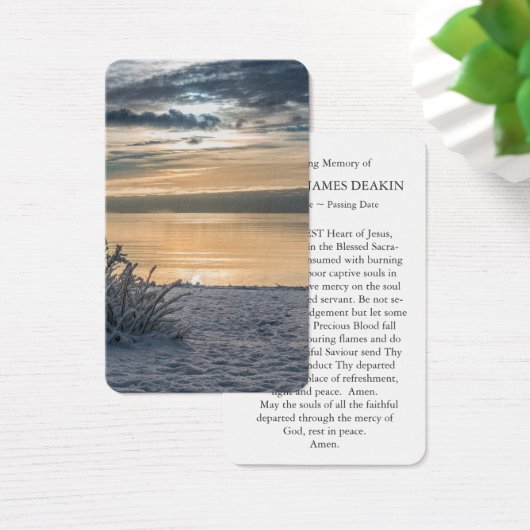 祈りの言葉カード | Seascape (デスク)