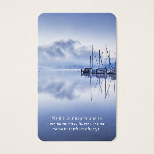 祈りの言葉カード | Serene Waters (正面)