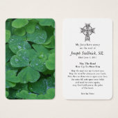 祈りの言葉カード | Shamrock 2 (正面&裏面)