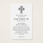 祈りの言葉カード | Shamrock 2 (裏面)