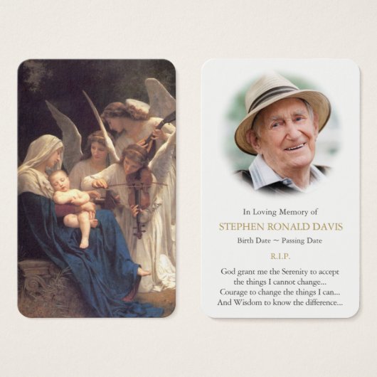 祈りの言葉カード | Song of Angels (正面&裏面)