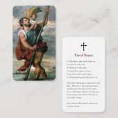祈りの言葉カード| St Christopher旅行 名刺 (正面/裏面)