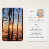 祈りの言葉カード | Suns Rays (正面&裏面)