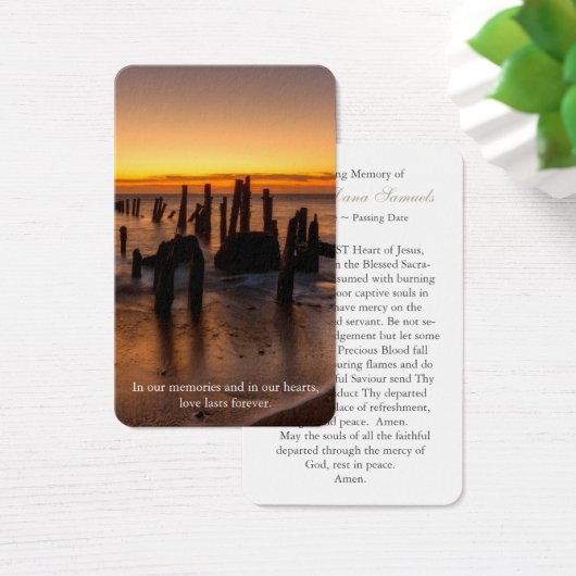 祈りの言葉カード | Sunset Peace (デスク)