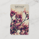 祈りの言葉カード | Sweet Magnolia - Deluxe 名刺 (正面)