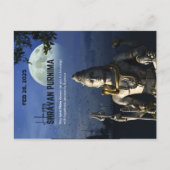 祈りの言葉カードMaha Shivaratri 2025 ポストカード (正面)