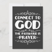 祈りの言葉グリーティングカードの機能 シーズンカード (正面)