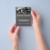 祈りの言葉シナゴーグ,ユダヤ教,ユダヤ勉強 チラシ (手)