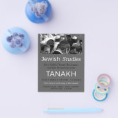 祈りの言葉シナゴーグ,ユダヤ教,ユダヤ勉強 チラシ (シングル)