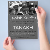 祈りの言葉シナゴーグ，ユダヤ教，ユダヤ勉強 チラシ (手)