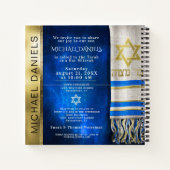 祈りの言葉ショールアートワーク3リングや輪バインダー ノートブック (裏面)