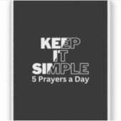 祈りの言葉シンプルシール シール (正面)