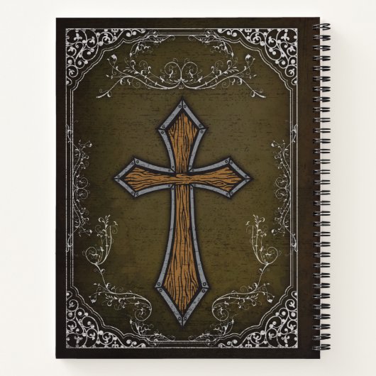 祈りの言葉ジパーソナライズされたャーナル宗教誌 ノートブック (裏面)