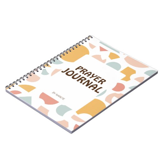 祈りの言葉ジャーナル名個人用設定ノートブック ノートブック (左側)