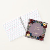 祈りの言葉ジャーナル感謝祭名前をカスタムする目的 ノートブック (内部)