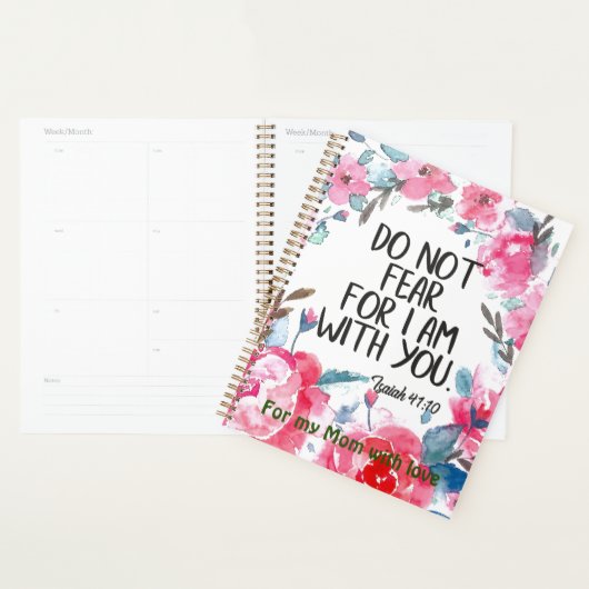 祈りの言葉ジャーナル日記バイブル聖句イザヤ プランナー手帳 (ディスプレー)
