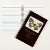 祈りの言葉ジャーナル水彩蝶 ノートブック (内側)