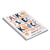 祈りの言葉ジャーナル聖なる書物、 経典バイブルMatthew 7:7 ノートブック (右側)