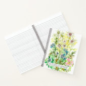 祈りの言葉ジャーナル聖書聖句イザヤ58 11 Primrose ノートブック (内部)