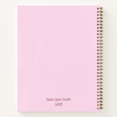 祈りの言葉ジャーナル聖書聖句ローマ人12:12花 ノートブック (裏面)