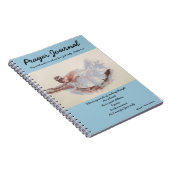 祈りの言葉ジャーナル（バレリナ付） ノートブック (右側)