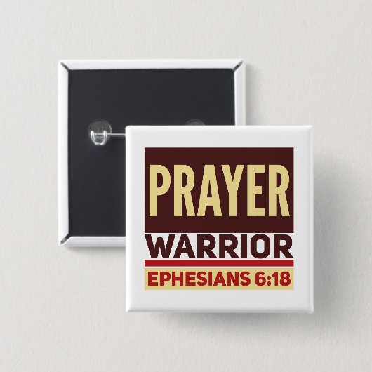 祈りの言葉スクエアボタン 缶バッジ (正面&裏面)