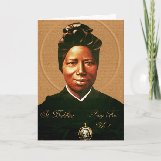 祈りの言葉ズ・トゥ・セント・バキータ カード (正面)