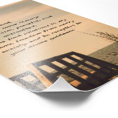 祈りの言葉セレニティピースガイダンスサニーシースケープ フォトプリント (角)