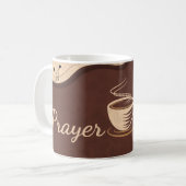 祈りの言葉タイムマグ コーヒーマグカップ (正面左)