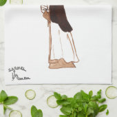 祈りの言葉タオルにを離れて キッチンタオル (折り畳み)