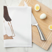 祈りの言葉タオルにを離れて キッチンタオル (四つ折り)