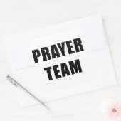 祈りの言葉チーム – クリスチャン省信教スタッフ スクエアシール (封筒)