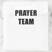 祈りの言葉チーム – クリスチャン省信教スタッフ スクエアシール (バッグ)