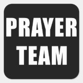 祈りの言葉チーム – クリスチャン省信教スタッフ スクエアシール (正面)