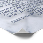 祈りの言葉トゥサンミカエル大天使 ポスター (角)