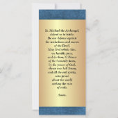 祈りの言葉トゥサンミャエルザアーチャンゲル (裏面)