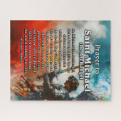 祈りの言葉トゥサンミャエルザアーチャンゲル ジグソーパズル (横)