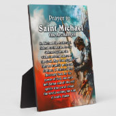 祈りの言葉トゥサンミャエルザアーチャンゲル フォトプラーク (側面)