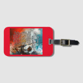 祈りの言葉トゥサンミャエルザアーチャンゲル ラゲッジタグ (正面横)