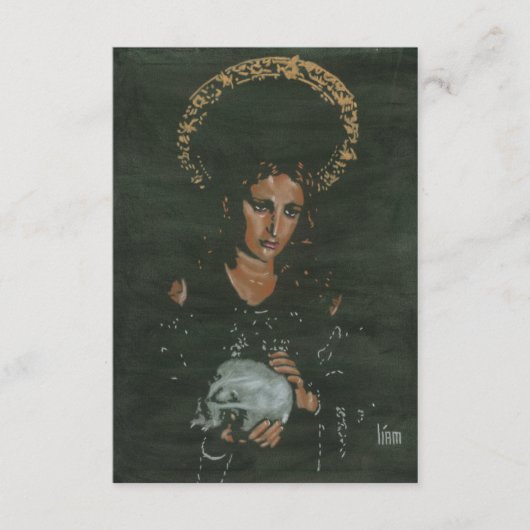 祈りの言葉トゥセントメアリーマグダレン祈りの言葉カード サンキューカード (正面)