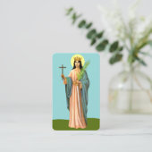 祈りの言葉トサンバーバラ祈りの言葉カード 名刺 (スタンド正面)