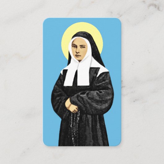 祈りの言葉トセントベルナデット祈りの言葉カード 名刺 (正面)