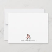 祈りの言葉ハンズ誕生日パーティーの招待 招待状 (裏面)