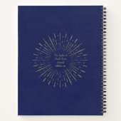 祈りの言葉パーソナライズされたまたは聖なる書物、 経典ジャーナル ノートブック (裏面)