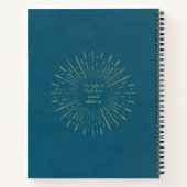 祈りの言葉パーソナライズされたまたは聖なる書物、 経典ジャーナル ノートブック (裏面)