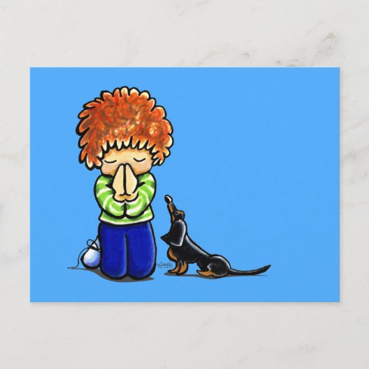 祈りの言葉パートナーズ少年B/Tダシュント ポストカード (正面)