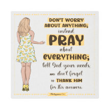 祈りの言葉ピリピ4:6