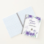 祈りの言葉ピリピ4:6-7聖書の聖句フローラノート ノートブック (内部)