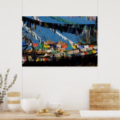 祈りの言葉フラグとコード ポスター (キッチン)