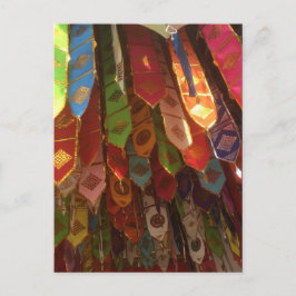 祈りの言葉フラグ、チェンマイ、タイ ポストカード